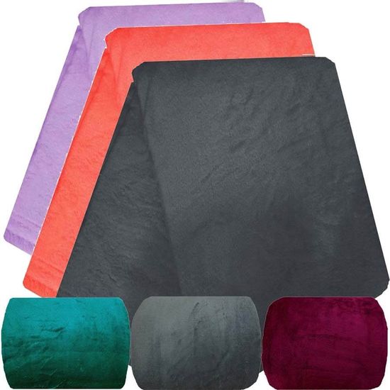Cobertor de Microfibra Liso Queen 2,40m x 2,20m - Camesa CAPA