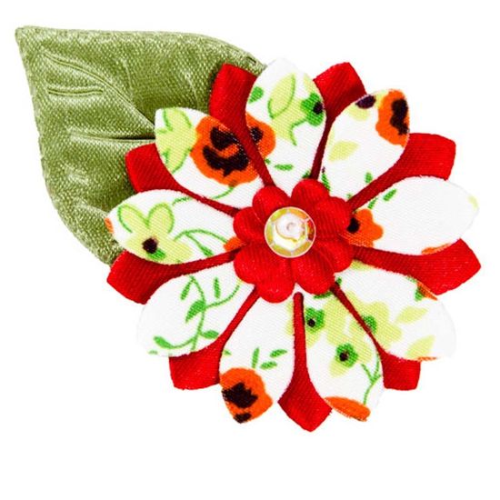 Aplique Flor Ref.5378 02 unidades - Carol Art