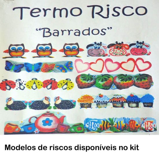 Kit Termo Risco com Desenhos Variados - A Sacaria - Barrados