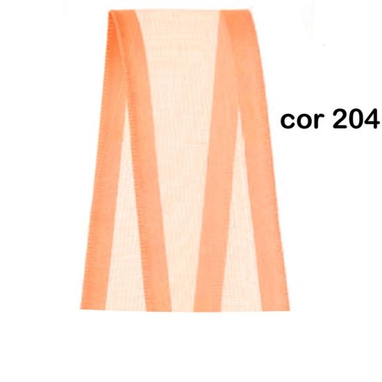 Fita Voal Ourela Acetinada ZC009 38mm x 10m - Progresso - 204