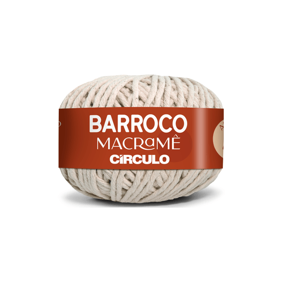 Barbante Barroco Macramê Natural 500 Gramas  - Círculo