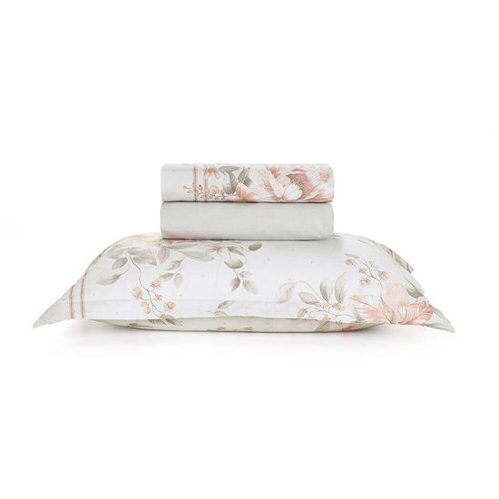 Jogo De Cama Solteiro Vivaz 180 Fios Com 3 Peças - Karsten