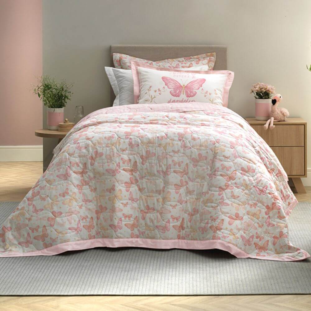 Kit Colcha Solteiro 180 fios 1,80m x 2,55m 02 Peças - Karsten ...