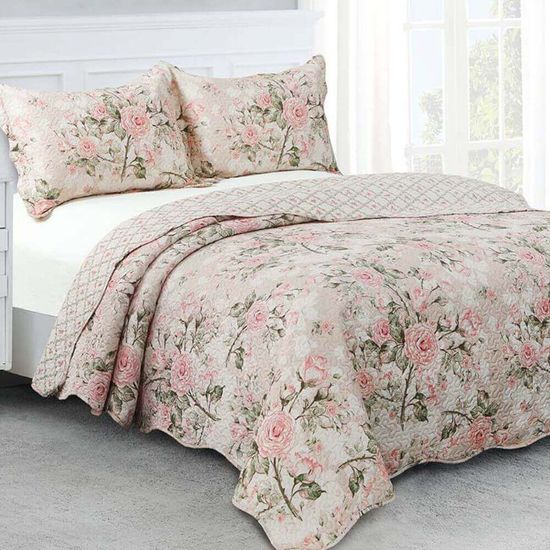 Kit Colcha Solteiro Evolution Patchwork 1,60m x 2,30m com 02 Peças - Camesa - Prosa