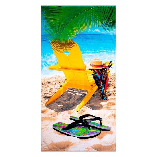 Toalha de Praia Veludo Resort 76cm x 1,52m - Bouton - Beach Chair