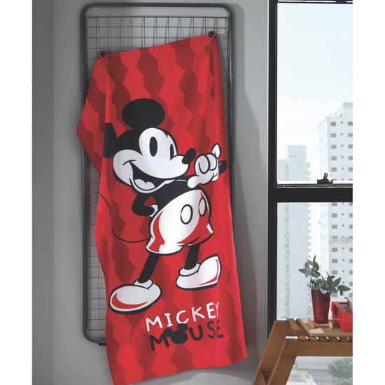 Toalha de Praia Aveludada Lincenciada III AF-958 Estampada 76cm x 1,52m - Dohler - Mickey 09