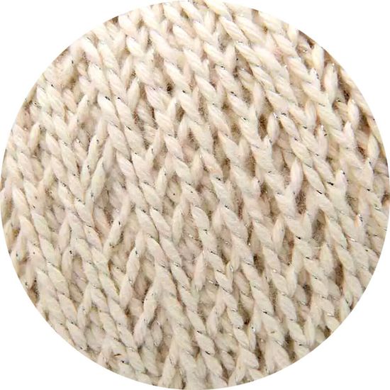Barbante Barroco Natural Com Brilho Nº 6 700 Gramas - Círculo - Brilho Prata