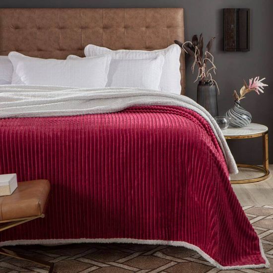 Cobertor Queen Home Design Boreal 2,20m x 2,40m - Corttex - Blush