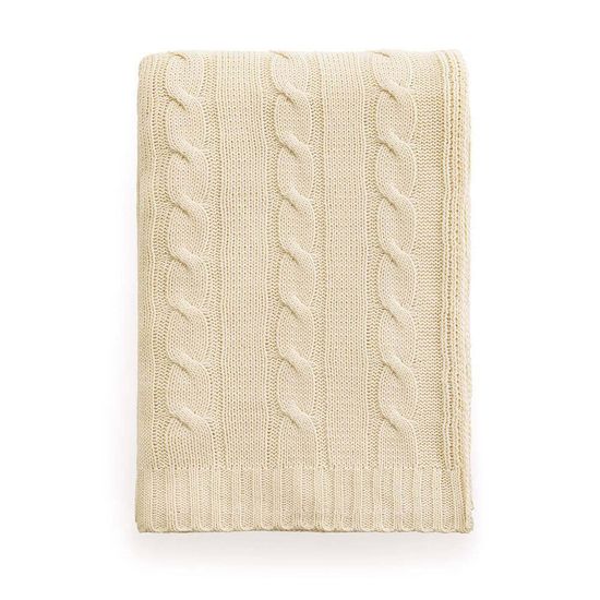 Manta Decorativa Ane 1,20m x 1,75m - Karsten - Off White