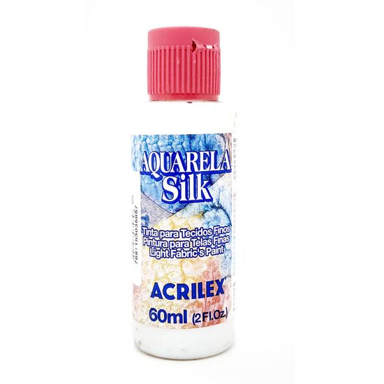 Tinta Tie Dye - Aquarela Silk 60 ml - Acrilex - 500 Clareador