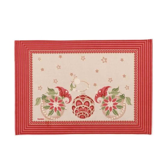 Serviço Americano Set Natalino 2022 33cm x 45cm - Karsten - Natal Decorado 1