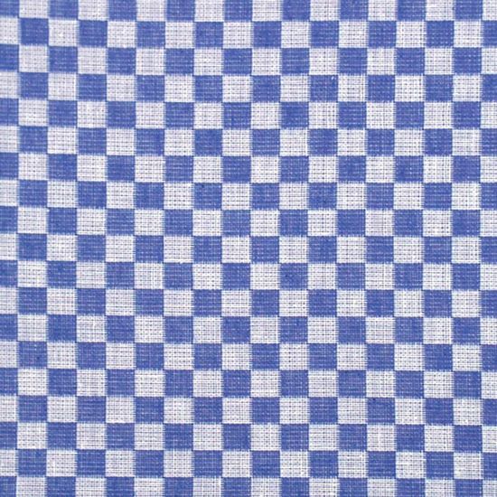 Tecido xadrez Vencedora para bordar 1,40 mt x 1,00 mt - Dohler - Azul