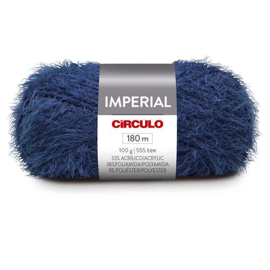 Lã Imperial 100 Gramas com 180 Metros - Circulo - Anil Profundo 557