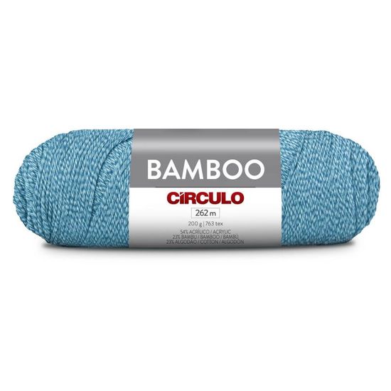 Lã Bamboo 200 Gramas com 262 Metros - Circulo - Mergulho Azul 2475