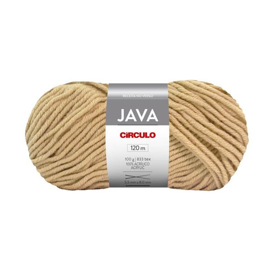 Lã Java 100 Gramas com 120 Metros - Circulo - Taos Taupe 7878