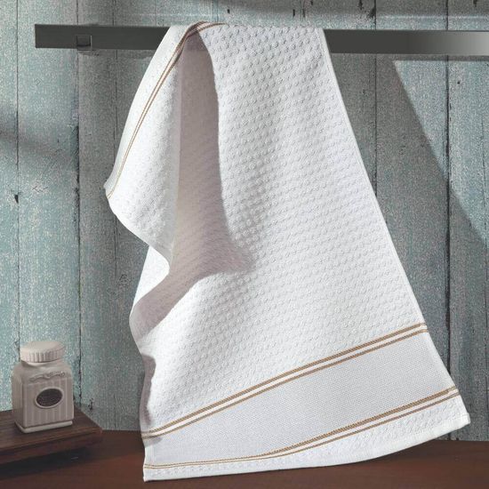 Pano de Prato Nancy para Bordar 40cm x 60cm - Dohler - Bege E