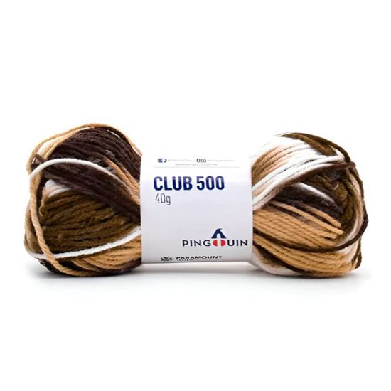 Lã Club 500 40 Gramas com 80 Metros - Pingouin - Chocomilk 6036