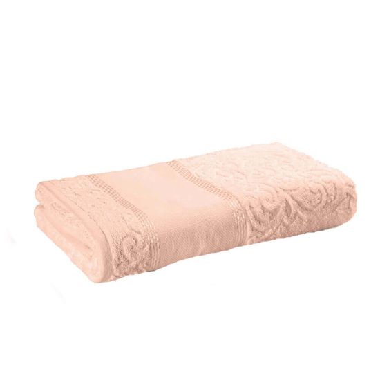 Toalha de Lavabo Melina II Para Bordar 33cm x 50cm - Karsten - Salmão 60107
