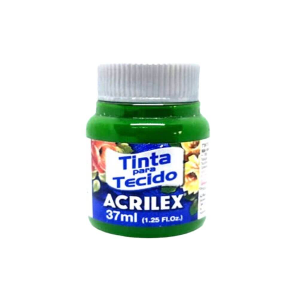 Kit Tinta para Tecido 37ml com 6 cores - Acrilex - sacaria