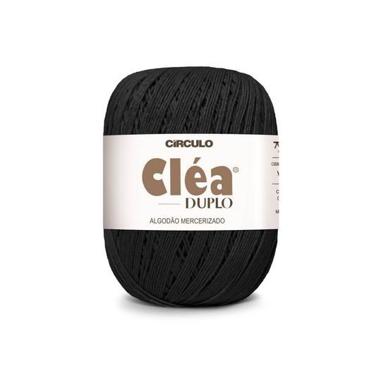 Linha Cléa Duplo com 508 Metros - Circulo - Preto 8990