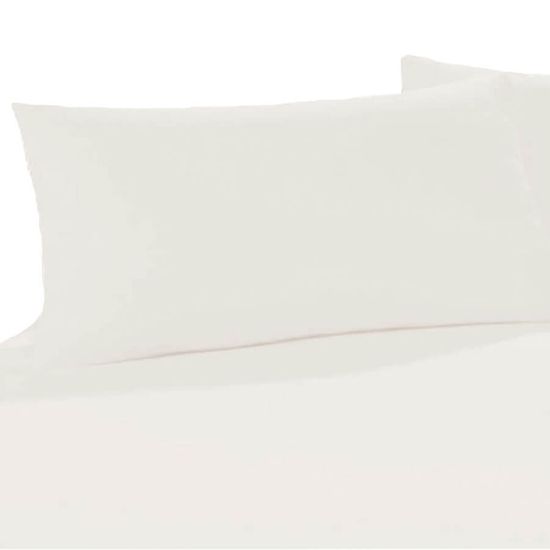 Lençol com Elástico Solteiro King Liso 98cm x 2,08m x 30cm - Sul Brasil - Branco