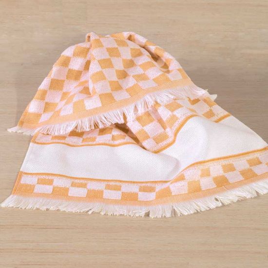 Pano de Prato Verona para Bordar 41cm x 60cm - Dohler - Laranja 6263