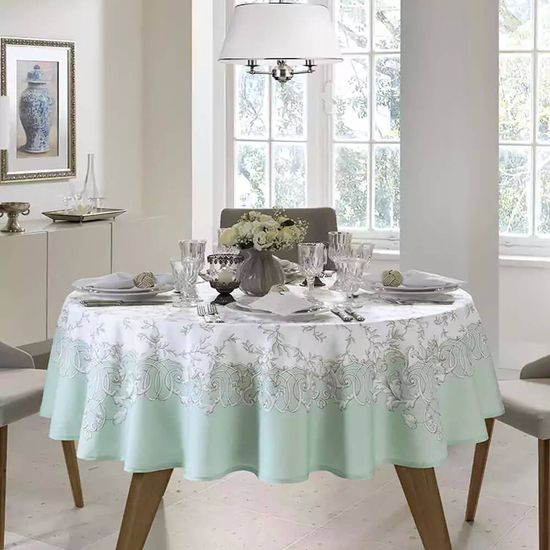 Toalha de Mesa Redonda Clean Renova Estampada 1,80m - Dohler - Martina D