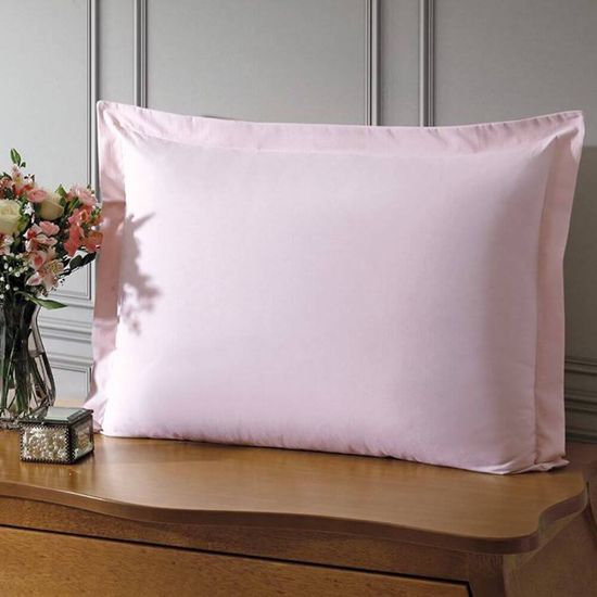 Fronha Avulsa Safira 180 Fios 70cm x 50cm - Dohler - Rosa 11618
