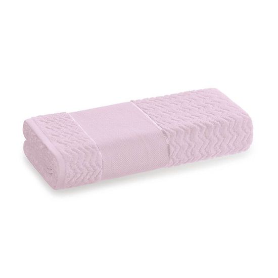 Toalha de Banho Verona para Bordar 66cm x 1,40m - Karsten - Hortênsia 50056