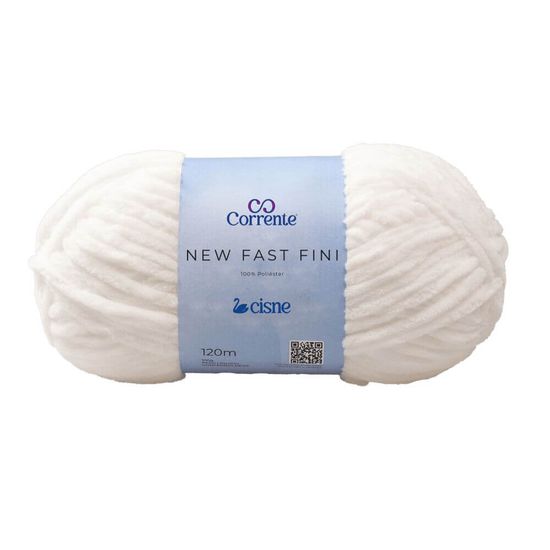 Fio New Fast Fini 100 Gramas com 120 Metros - Cisne - 000B