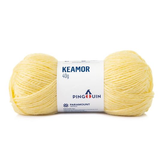 Kit 5 unidades Lã Keamor 40 Gramas com 210 Metros - Pingouin - Abacaxi 4285