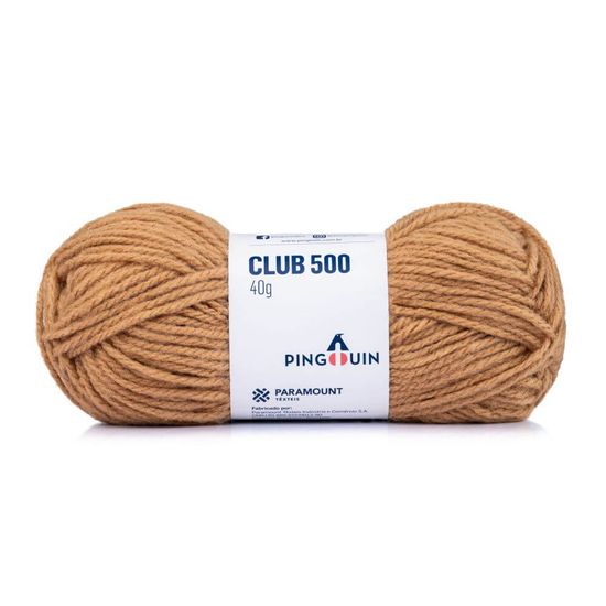 Kit 5 unidades Lã Club 500 40 Gramas com 80 Metros - Pingouin - Granola 9756