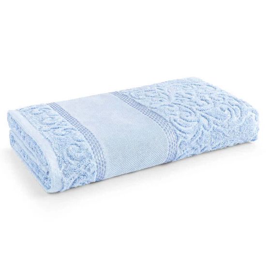 Toalha Banhão Melina II para Bordar 90cm x 1,50m - Karsten - Baby Blue 30102