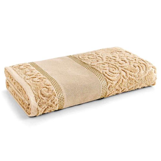 Toalha Banhão Melina II para Bordar 90cm x 1,50m - Karsten - Caqui 144