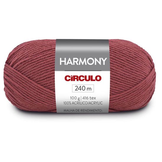 Lã Harmony 100 Gramas com 240 Metros - Circulo - Picante 3170