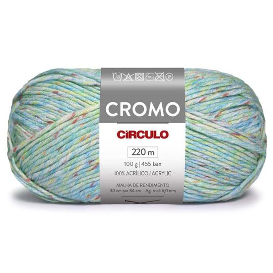 Lã Cromo 100 Gramas com 220 Metros - Circulo - Candy 9701