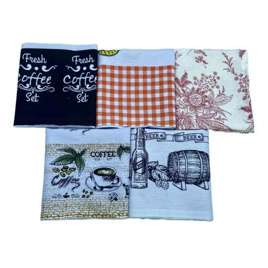 Pano de Prato Madri Estampado 70cm x 50cm - A Sacaria