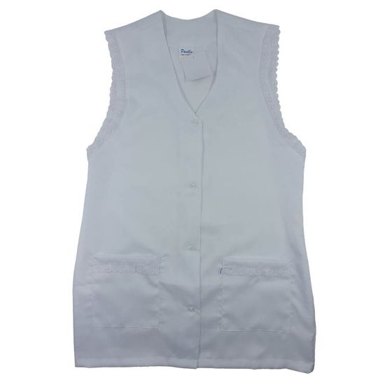 Jaleco Feminino com Lese Tamanho: XG - Pavillie - Branco