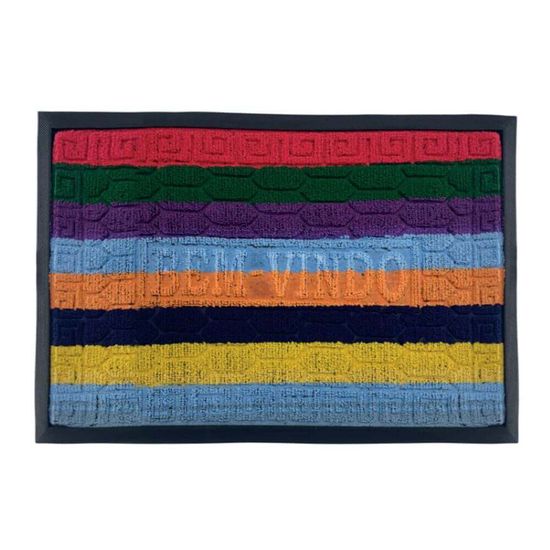 Tapete Capacho Bem Vindo Variados 40cm x 60cm - Rio Home