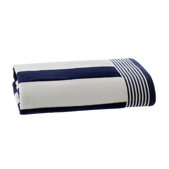 Toalha de Praia Aveludada Sardenha 75cm x 1,50m - Corttex - Azul 10