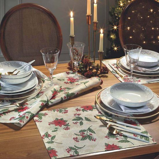 Serviço Americano Celebra Natal 45cm x 35cm - Dohler - Natal 95