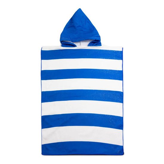 Poncho Kids com Capuz 50cm x 1,15m - Camesa - Listrado Azul