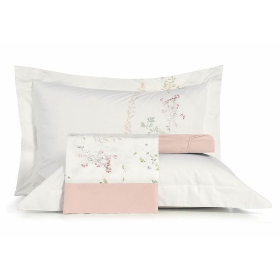 Jogo de Cama Casal Lux 200 Fios com 4 Peças - Altenburg - Brisa