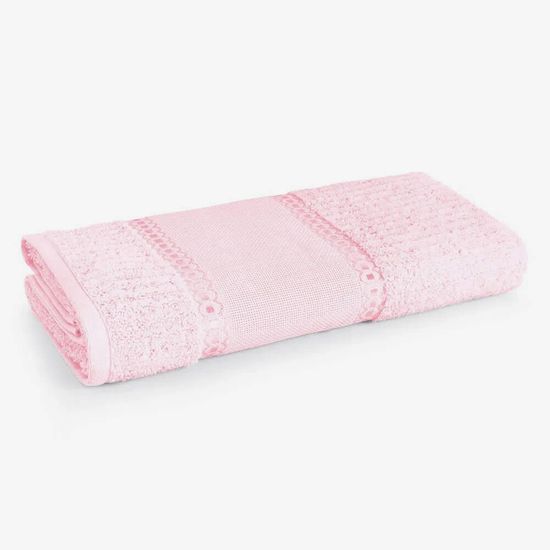 Toalha De Rosto Passa Fitas I Para Bordar 49 Cm X 80 Cm - Karsten - Rosa Quartzo 60162