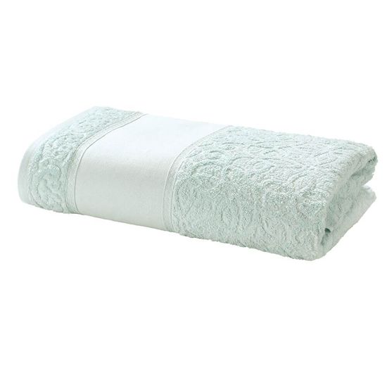 Toalha de Lavabo Felpuda Sofia para Pintar 30cm x 45cm - Dohler - Turquesa 9651