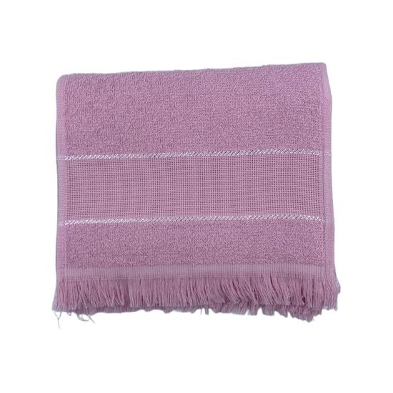 Kit Toalha Escolar Lancheira com 10 unidades 36cm x 23cm - Marcotex - Rosa Flor 1333