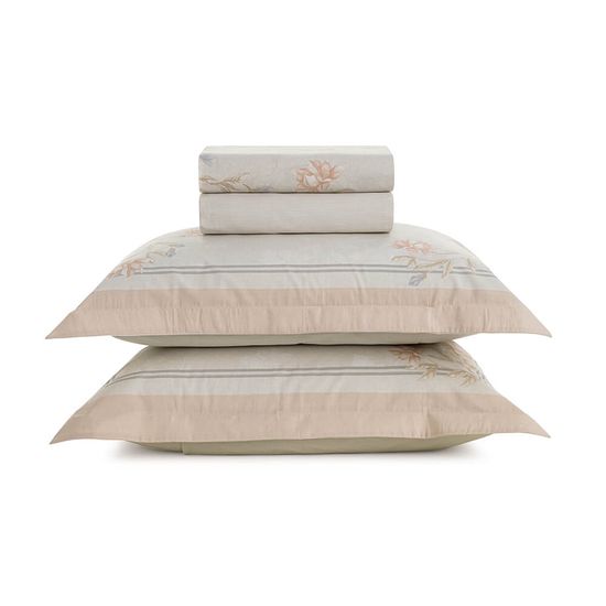 Jogo de Cama Queen Amber 200 Fios com 4 Peças - Karsten