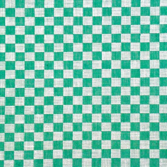 Tecido xadrez Vencedora para bordar 1,40 mt x 1,00 mt - Dohler - Verde