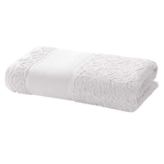 Toalha de Lavabo Felpuda Sofia para Bordar 30cm x 45cm - Dohler - Branco
