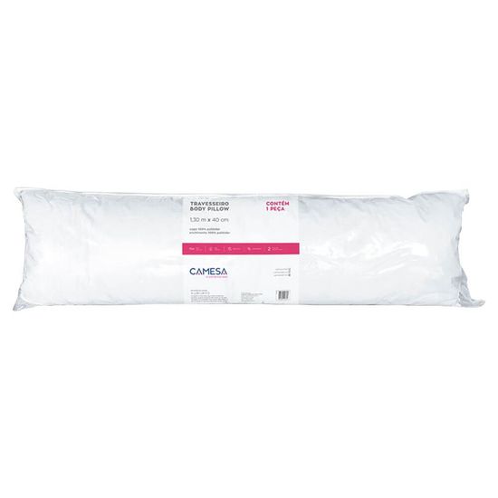 Travesseiro Body Pillow 1,30m x 40cm - Camesa